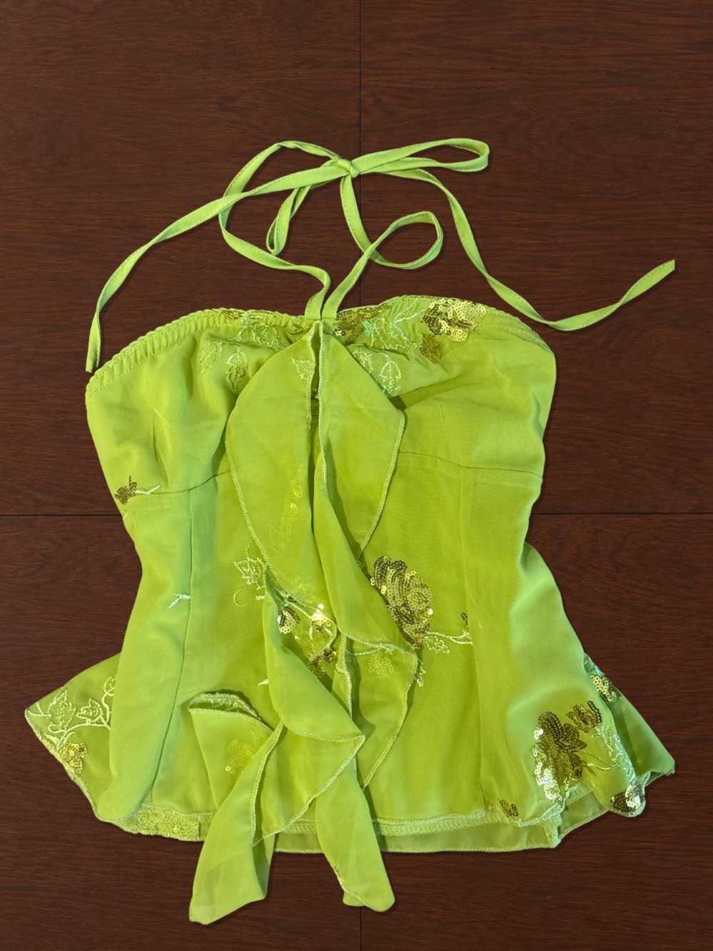 Lime Blossom Fairy Top